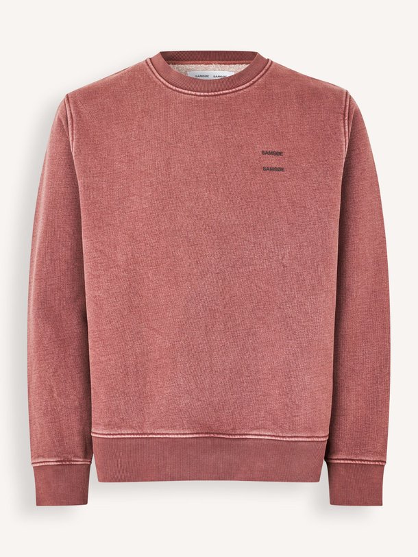 Samsoe Samsoe Sajoel - Organic Cotton Mix Sweater Met Print - Bordeauxrood Ontdek de Sajoel organic cotton mix sweater met print van Samsoe Samsoe in de kleur bordeauxrood bij Orangebag. Op werkdagen voor 21:45 besteld, morgen in huis.