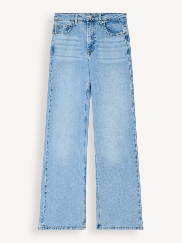 Ontdek de The Louis high waist wide leg jeans van My Essential Wardrobe in de kleur lichtblauw bij Orangebag. Op werkdagen voor 21:45 besteld, morgen in huis.