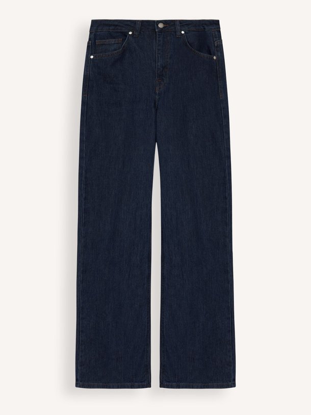 Ontdek de The Louis high waist wide leg jeans van My Essential Wardrobe in de kleur donkerblauw bij Orangebag. Op werkdagen voor 21:45 besteld, morgen in huis.