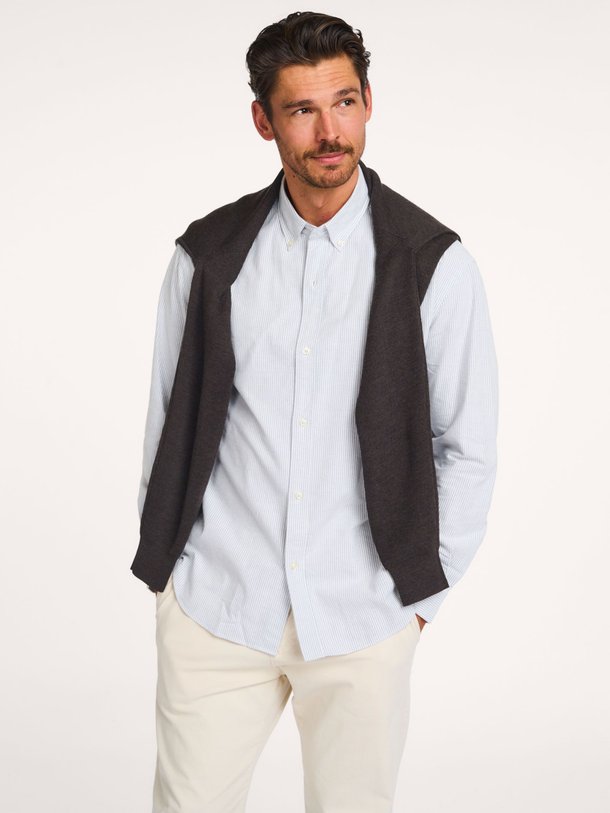 Ontdek de Katoenen gestreept overhemd van Profuomo in de kleur blauw bij Orangebag. Op werkdagen voor 21:45 besteld, morgen in huis.