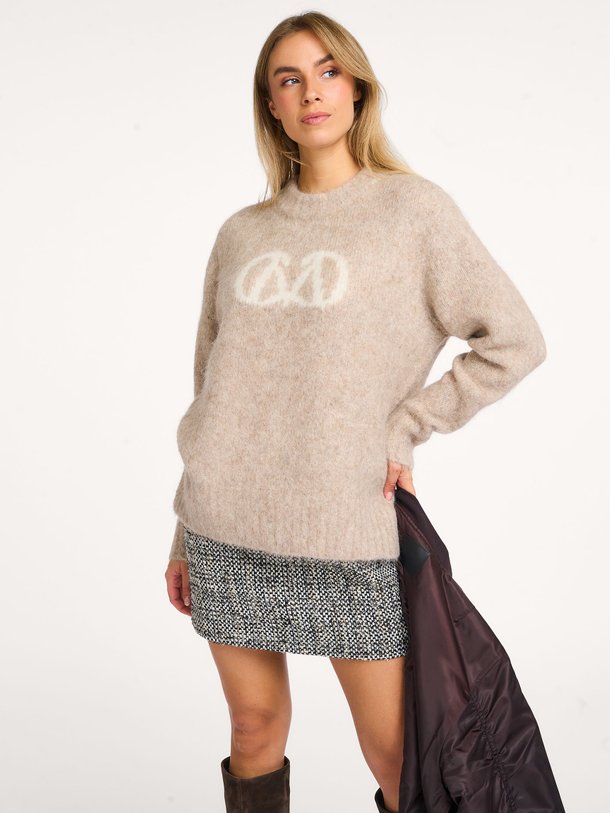 Ontdek de Kate alpacamix trui met dessin van Copenhagen Muse in de kleur beige bij Orangebag. Op werkdagen voor 21:45 besteld, morgen in huis.