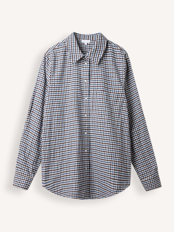 Ontdek de Bo katoenen geruite blouse van Lala Berlin in de kleur donkerbruin bij Orangebag. Op werkdagen voor 21:45 besteld, morgen in huis.