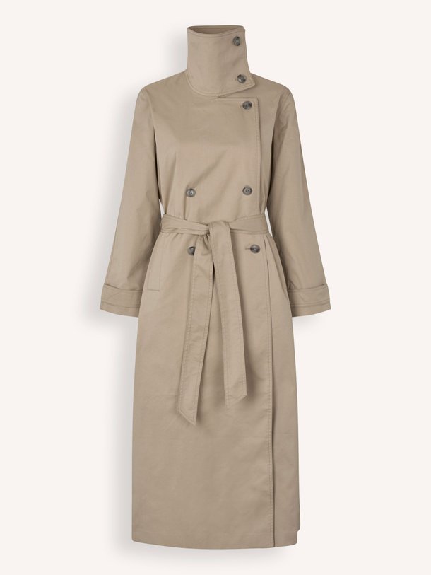 Ontdek de Sahayes katoenmix trenchcoat van Samsoe Samsoe in de kleur zand bij Orangebag. Op werkdagen voor 21:45 besteld, morgen in huis.