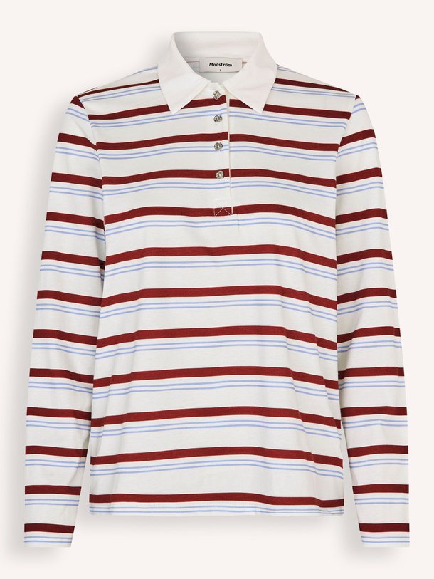 Ontdek de Hellen organic cotton polo top van Modstrom in de kleur wit bij Orangebag. Op werkdagen voor 21:45 besteld, morgen in huis.