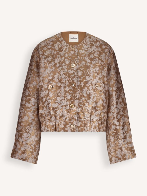 Ontdek de Geweven jasje met dessin van Summum in de kleur bruin bij Orangebag. Op werkdagen voor 21:45 besteld, morgen in huis.