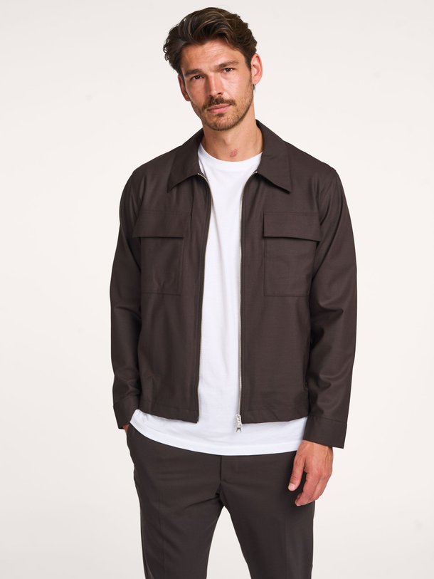 Ontdek de Alban wolmix jack van NN.07 in de kleur donkerbruin bij Orangebag. Op werkdagen voor 21:45 besteld, morgen in huis.