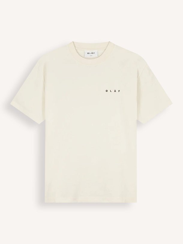 Ontdek de Organic cotton T-shirt van OLAF in de kleur off-white bij Orangebag. Op werkdagen voor 21:45 besteld, morgen in huis.