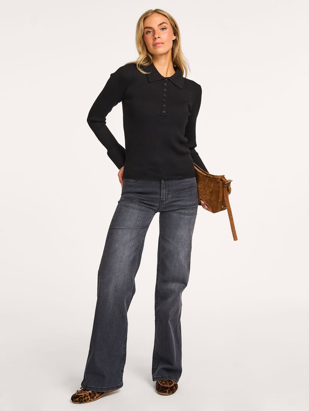 Ontdek de Palazzo high waist loose fit stretch jeans van Lois in de kleur zwart bij Orangebag. Op werkdagen voor 21:45 besteld, morgen in huis.