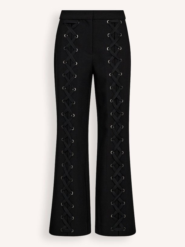 Ontdek de Vola viscosemix broek van Co'Couture in de kleur zwart bij Orangebag. Op werkdagen voor 21:45 besteld, morgen in huis.