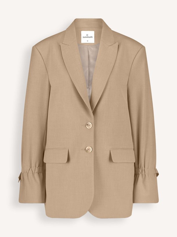 Ontdek de Viscosemix blazer van Summum in de kleur zand bij Orangebag. Op werkdagen voor 21:45 besteld, morgen in huis.