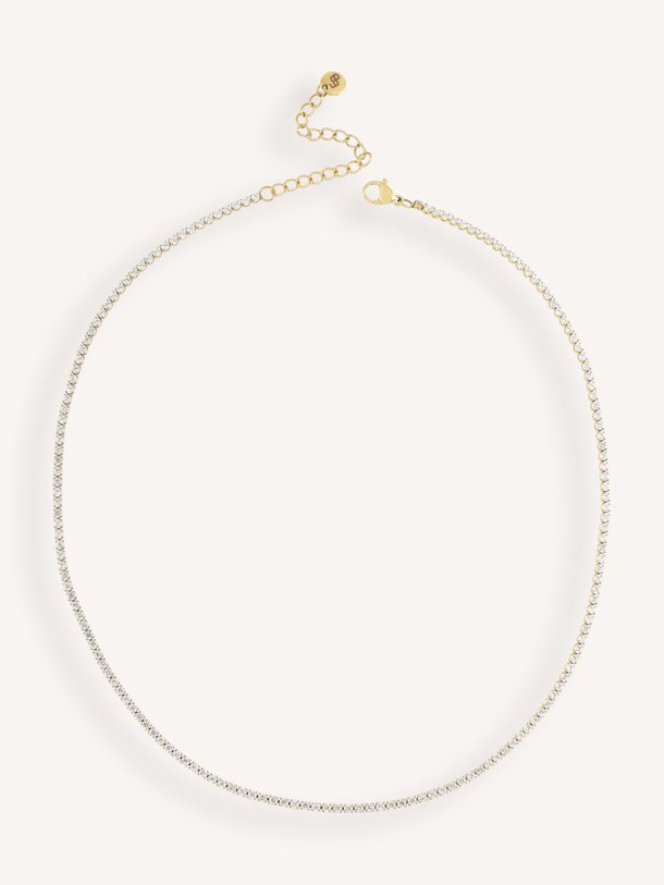 Ontdek de Vergulde halsketting met strass van Ellen Beekmans in de kleur goudkleur bij Orangebag. Op werkdagen voor 21:45 besteld, morgen in huis.