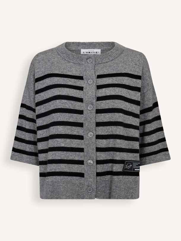 Ontdek de Cash cashmere/wol mix gestreept vest van Haute L'Amitié in de kleur grijs bij Orangebag. Op werkdagen voor 21:45 besteld, morgen in huis.