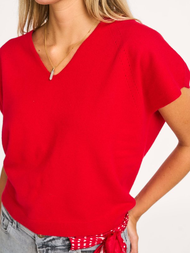 Ontdek de Sil merino wollen top van By-Bar in de kleur rood bij Orangebag. Op werkdagen voor 21:45 besteld, morgen in huis.
