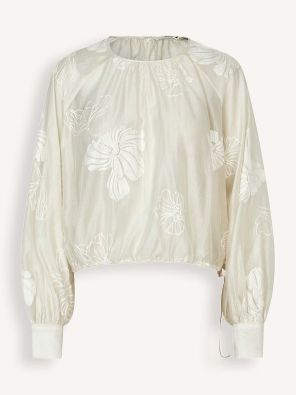 Ontdek de Veria lyocellmix top met borduursel van Second Female in de kleur off-white bij Orangebag. Op werkdagen voor 21:45 besteld, morgen in huis.