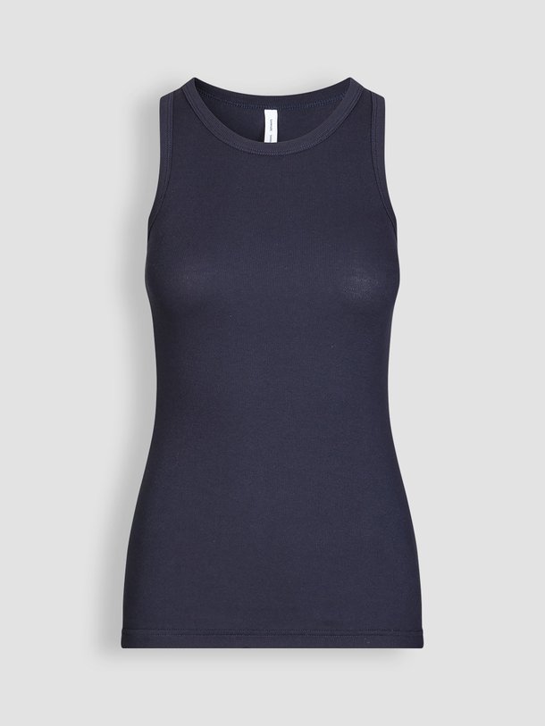 Ontdek de Alexo organic cotton rib tanktop van Samsoe Samsoe in de kleur donkerblauw bij Orangebag. Op werkdagen voor 21:45 besteld, morgen in huis.