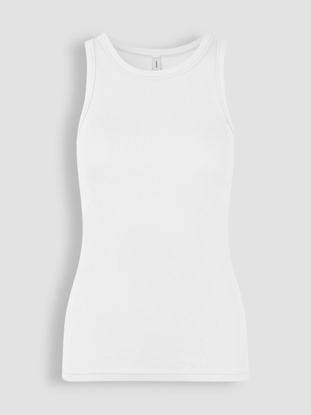 Ontdek de Alexo organic cotton rib tanktop van Samsoe Samsoe in de kleur wit bij Orangebag. Op werkdagen voor 21:45 besteld, morgen in huis.