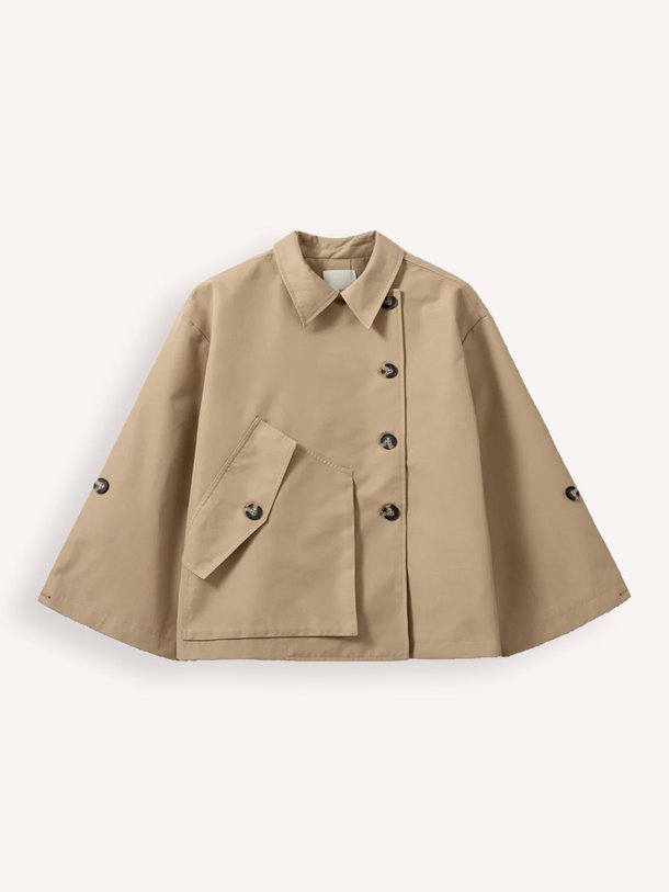 Ontdek de Katoenmix mantel van Sofie Schnoor in de kleur camel bij Orangebag. Op werkdagen voor 21:45 besteld, morgen in huis.