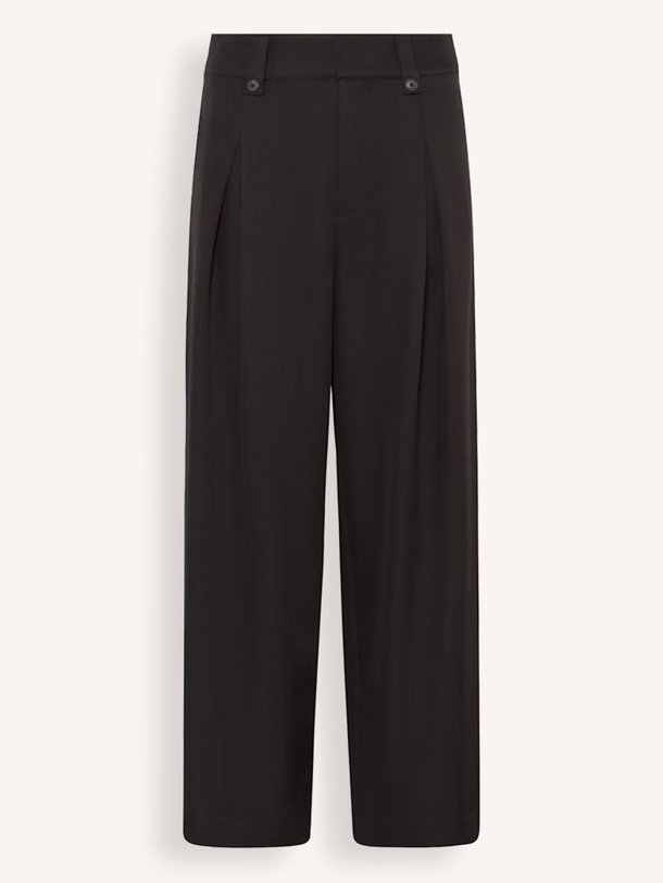 Ontdek de Disa geweven broek van My Essential Wardrobe in de kleur donkerbruin bij Orangebag. Op werkdagen voor 21:45 besteld, morgen in huis.