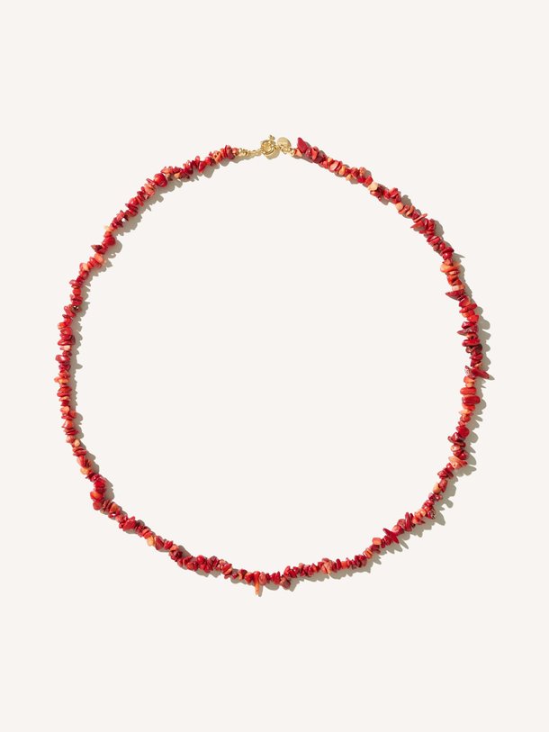 Ontdek de Carter schelpen halsketting van Mimi et Toi in de kleur rood bij Orangebag. Op werkdagen voor 21:45 besteld, morgen in huis.