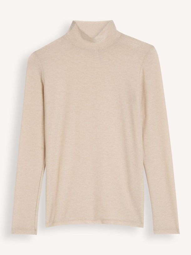 Ontdek de Viscosemix top met lurex van Summum in de kleur champagne bij Orangebag. Op werkdagen voor 21:45 besteld, morgen in huis.