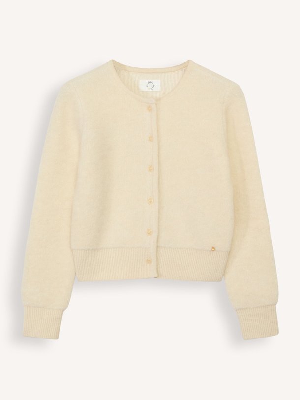 Ontdek de Cumin alpacmix vest van Des Petits Hauts in de kleur crème bij Orangebag. Op werkdagen voor 21:45 besteld, morgen in huis.