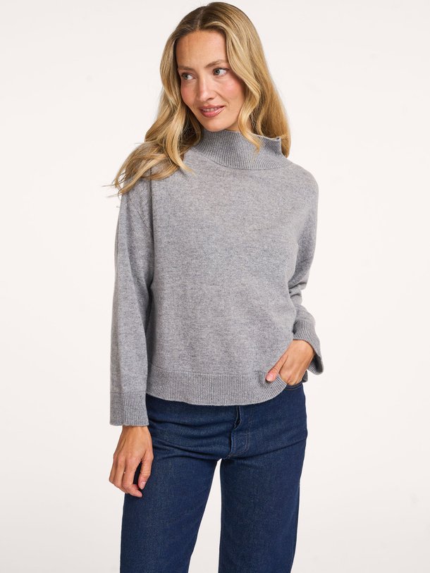 Ontdek de Wol/cashmere mix trui van No Man's Land in de kleur grijs bij Orangebag. Op werkdagen voor 21:45 besteld, morgen in huis.
