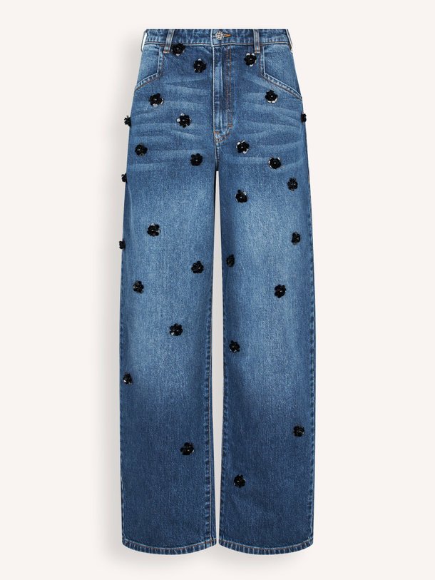 Ontdek de Narane high waist loose fit jeans van Baum und Pferdgarten in de kleur donkerblauw bij Orangebag. Op werkdagen voor 21:45 besteld, morgen in huis.