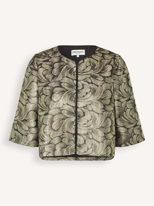 Ontdek de Trine geweven jasje met print van Lollys Laundry in de kleur zilverkleur bij Orangebag. Op werkdagen voor 21:45 besteld, morgen in huis.