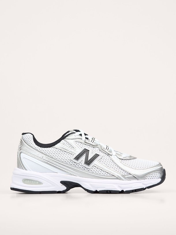 Ontdek de U740NW2 lederen sneakers met mesh van New Balance in de kleur zilverkleur bij Orangebag. Op werkdagen voor 21:45 besteld, morgen in huis.