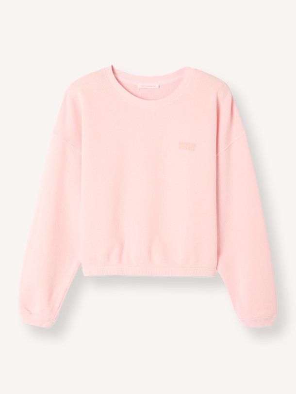 Ontdek de Izubird katoenmix logo sweater van American Vintage in de kleur lichtroze bij Orangebag. Op werkdagen voor 21:45 besteld, morgen in huis.