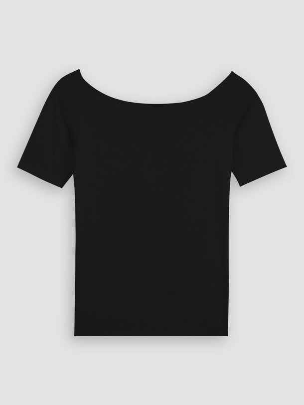Modstrom Tansy - Katoenmix Off-Shoulder Top - Zwart Ontdek de Tansy katoenmix off-shoulder top van Modstrom in de kleur zwart bij Orangebag. Op werkdagen voor 21:45 besteld, morgen in huis.