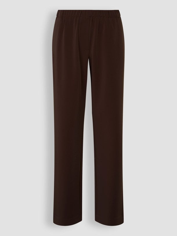 Ontdek de Hoys geweven wide leg broek van Samsoe Samsoe in de kleur donkerbruin bij Orangebag. Op werkdagen voor 21:45 besteld, morgen in huis.