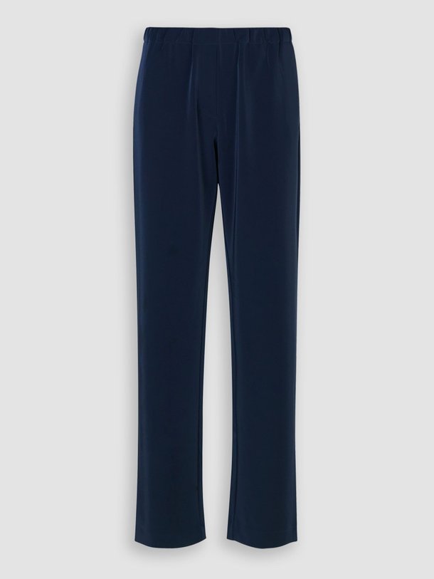 Ontdek de Hoys geweven wide leg broek van Samsoe Samsoe in de kleur donkerblauw bij Orangebag. Op werkdagen voor 21:45 besteld, morgen in huis.