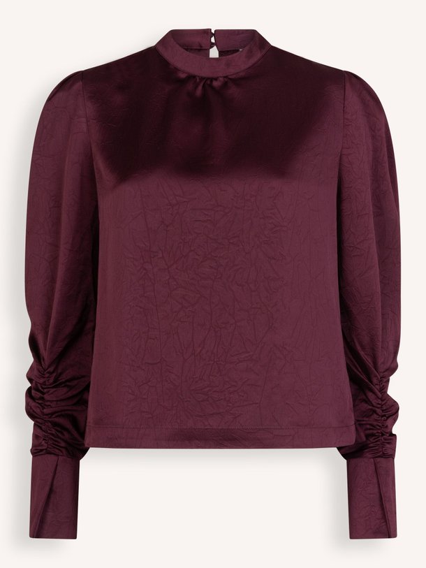 Ontdek de Pristine geweven top van Dante 6 in de kleur bordeauxrood bij Orangebag. Op werkdagen voor 21:45 besteld, morgen in huis.