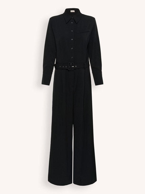 Ontdek de Hace viscosemix jumpsuit van My Essential Wardrobe in de kleur zwart bij Orangebag. Op werkdagen voor 21:45 besteld, morgen in huis.