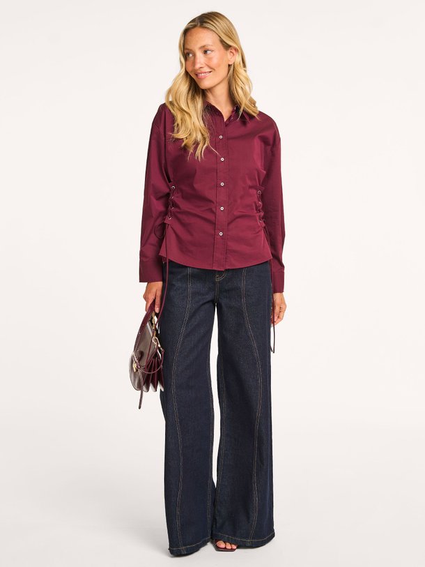 Ontdek de Wilson high waist loose fit jeans van Co'Couture in de kleur donkerblauw bij Orangebag. Op werkdagen voor 21:45 besteld, morgen in huis.