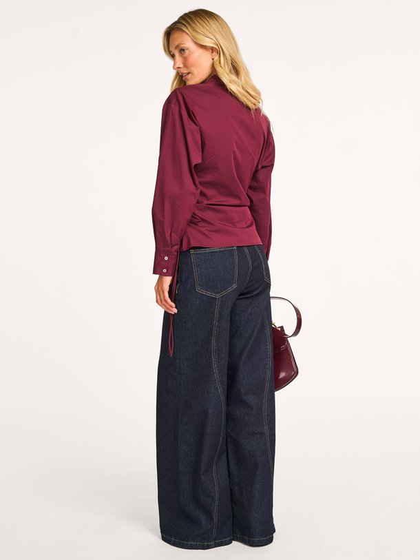 Ontdek de Wilson high waist loose fit jeans van Co'Couture in de kleur donkerblauw bij Orangebag. Op werkdagen voor 21:45 besteld, morgen in huis.