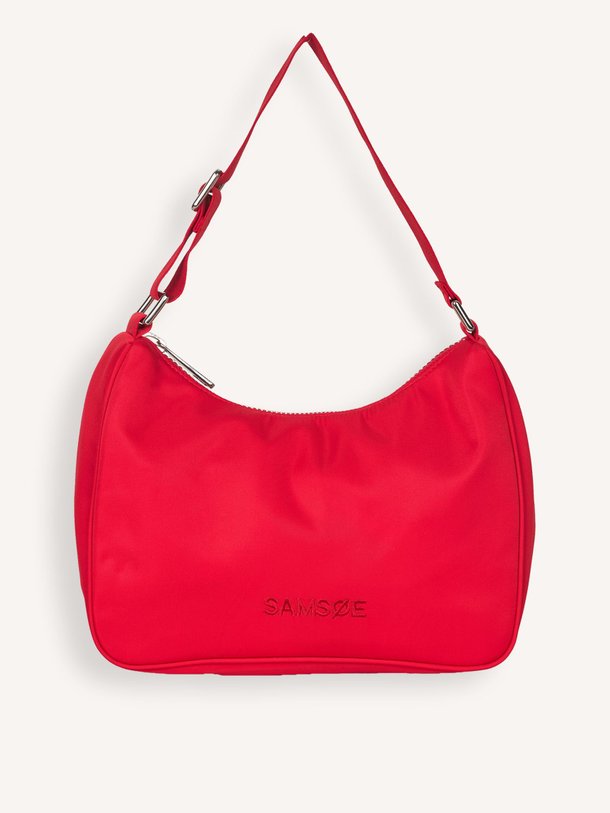 Ontdek de Sacima geweven schouder-/handtas van Samsoe Samsoe in de kleur rood bij Orangebag. Op werkdagen voor 21:45 besteld, morgen in huis.