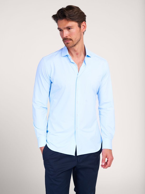 Ontdek de Actice shirt travel jersey overhemd van Xacus in de kleur lichtblauw bij Orangebag. Op werkdagen voor 21:45 besteld, morgen in huis.