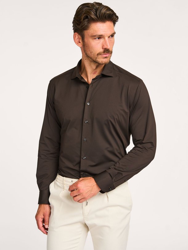 Ontdek de Actice shirt travel jersey overhemd van Xacus in de kleur donkerbruin bij Orangebag. Op werkdagen voor 21:45 besteld, morgen in huis.