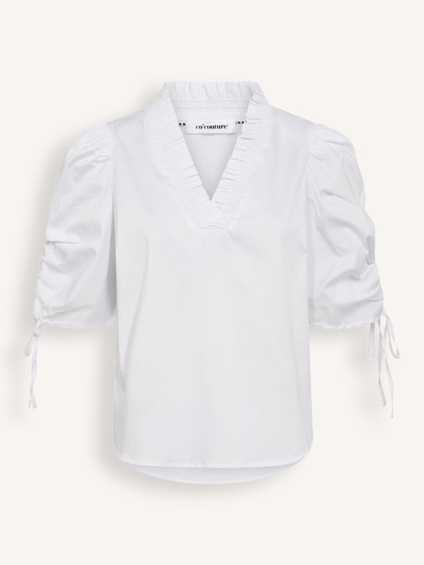 Ontdek de Sanna katoenmix top van Co'Couture in de kleur wit bij Orangebag. Op werkdagen voor 21:45 besteld, morgen in huis.