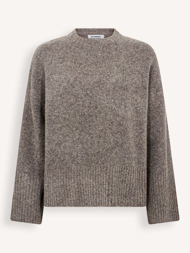 Ontdek de Roger wolmix gemêleerde trui van Co'Couture in de kleur bruingrijs bij Orangebag. Op werkdagen voor 21:45 besteld, morgen in huis.