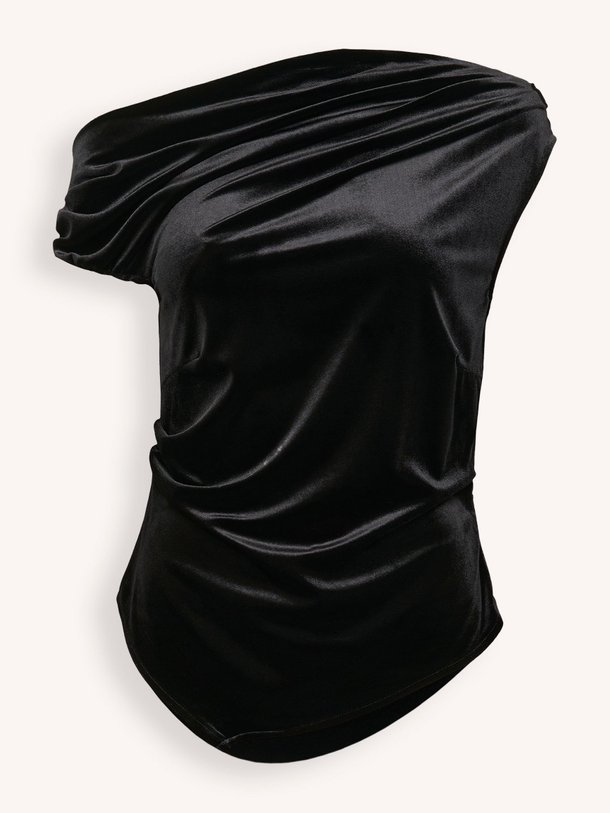 Ontdek de Cecilia velourse top van Karen By Simonsen in de kleur zwart bij Orangebag. Op werkdagen voor 21:45 besteld, morgen in huis.