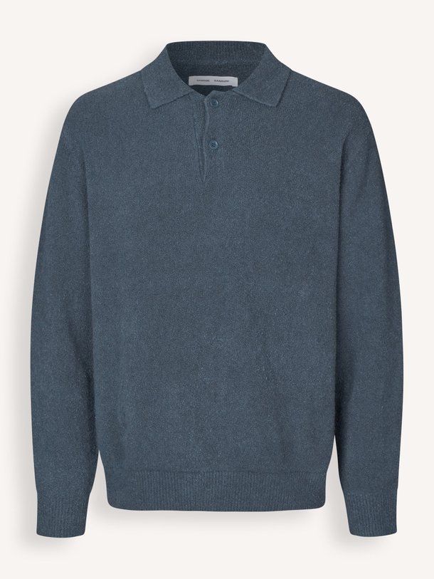 Ontdek de Sanino organic cotton mix polo trui van Samsoe Samsoe in de kleur donkerblauw bij Orangebag. Op werkdagen voor 21:45 besteld, morgen in huis.
