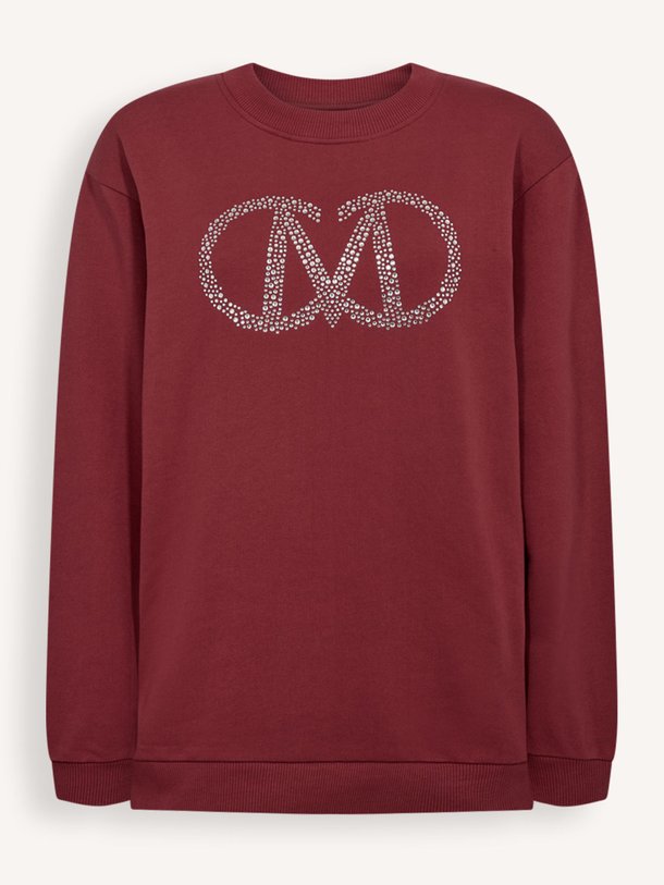 Ontdek de Elva katoenen sweater van Copenhagen Muse in de kleur bordeauxrood bij Orangebag. Op werkdagen voor 21:45 besteld, morgen in huis.