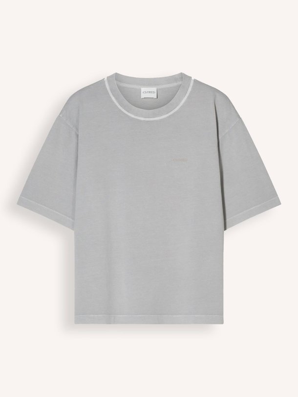 Ontdek de Organic cotton logo T-shirt van Closed in de kleur grijs bij Orangebag. Op werkdagen voor 21:45 besteld, morgen in huis.