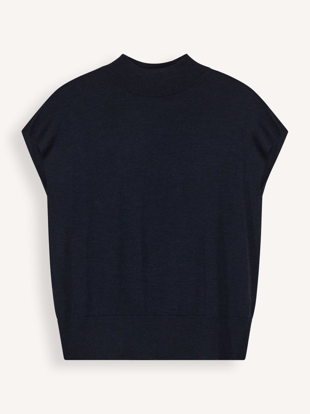 Ontdek de Wollen top van No Man's Land in de kleur donkerblauw bij Orangebag. Op werkdagen voor 21:45 besteld, morgen in huis.