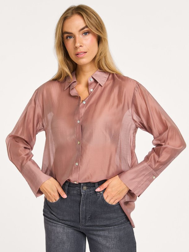Ontdek de Lyocellmix blouse van Yaya in de kleur oud roze bij Orangebag. Op werkdagen voor 21:45 besteld, morgen in huis.