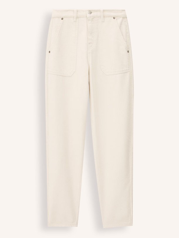 Ontdek de Cali mid waist straight fit jeans van ba-sh in de kleur ecru bij Orangebag. Op werkdagen voor 21:45 besteld, morgen in huis.