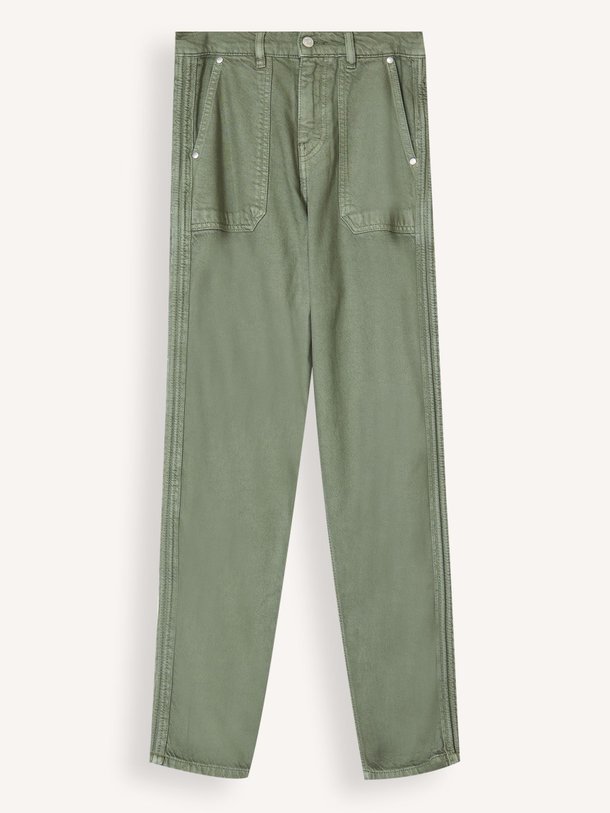 Ontdek de Cali katoen/viscosemix broek van ba-sh in de kleur kaki bij Orangebag. Op werkdagen voor 21:45 besteld, morgen in huis.